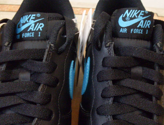 Nike Air Force 1 Low Black Chlorine Blue 7