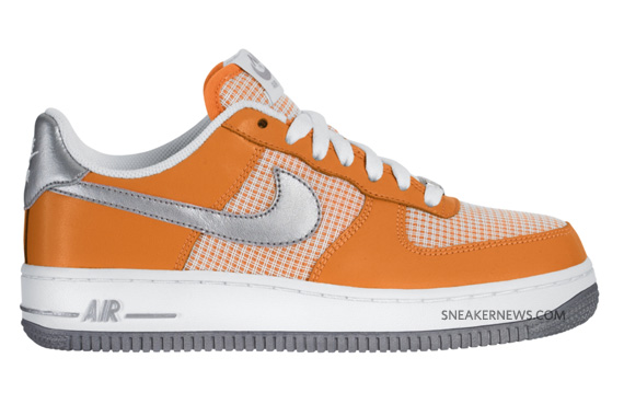 Nike Air Force 1 Low 2019 White/Crimson (orange) #C10060-102 Size 10 1/2