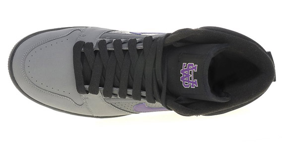 Nike Air Force Ii High Black Grey Purple 4