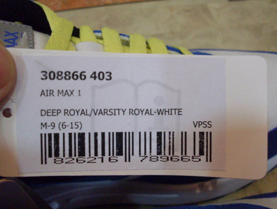 Nike Air Max 1 ACG - Deep Royal - Varsity Royal - White - SneakerNews.com
