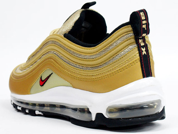 Nike Air Max 97 - Metallic Gold - Varsity Red - Black | New Images -  SneakerNews.com