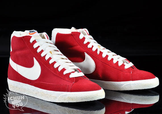Nike Blazer High Suede Vintage Varsity Red 02
