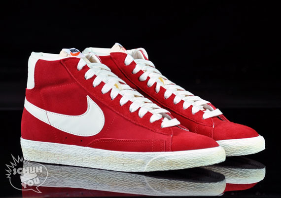 Nike Blazer High Suede Vintage Varsity Red 03