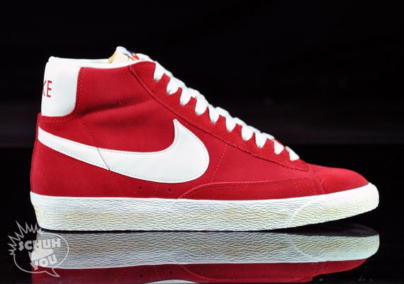 Nike Blazer High Suede VNTG - Old Royal + Varsity Red | Available ...