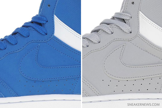 Nike Court Force High - Wolf Grey + Blue Sapphire