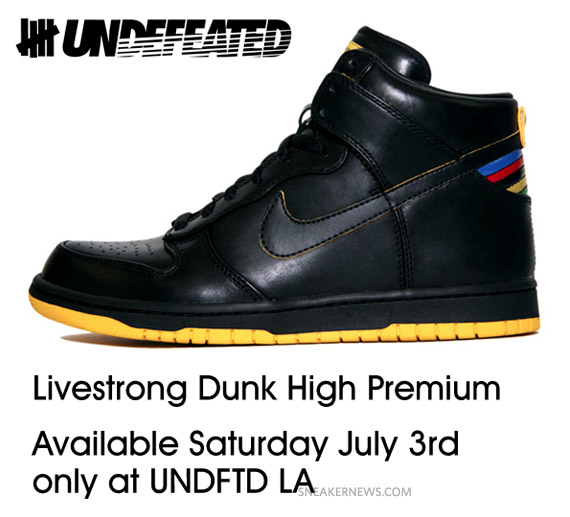 Nike Dunk High Premium Livestrong Undftd 2