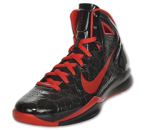 Nike hyperdunk 2025 black red