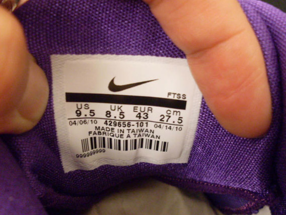 Nike Hyperdunk 2010 Low White Purple Orange Sample 10