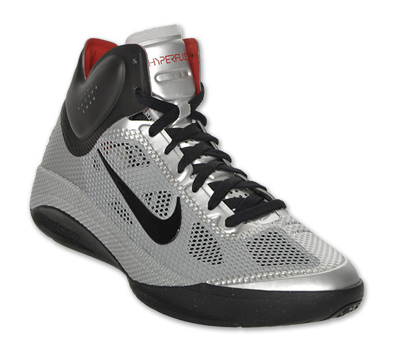 Nike Hyperfuse Silver Black Red 01