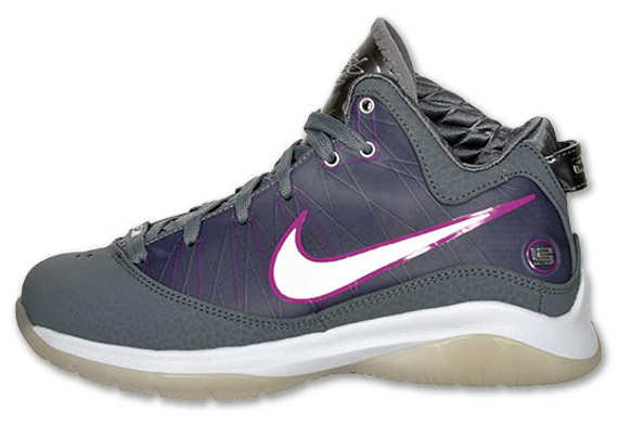 Nike Lebron Vii Ps Gs Cool Grey Red Plum 2
