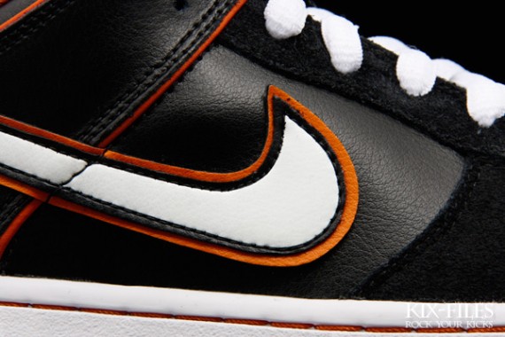 Nike SB Dunk Low - Black - White - Orange Blaze