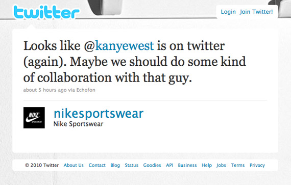 Nike + Kanye West to Team Up Again?