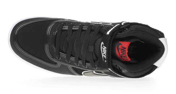 Nike Vandal High Black Canvas Patent Leather 01