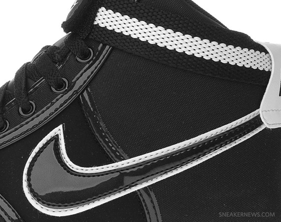 Nike Vandal High Black Canvas Patent Leather 08