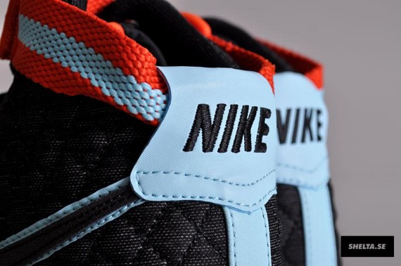 Nike WMNS Vandal High - Black - Team Orange - White - Quilted