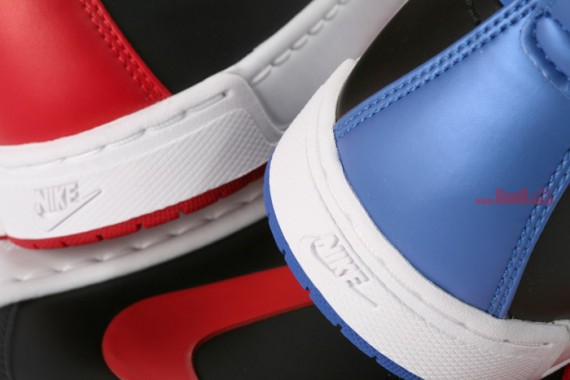 Nike Air Flytop - Jordan Pack - Black-Red + Black-Blue