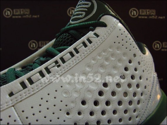 Air Jordan 2010 Team - White - Green - Metallic Silver