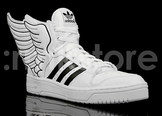 pollo Inapropiado Solenoide Jeremy Scott x adidas JS Wings 2.0 - White - Black - SneakerNews.com
