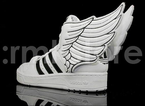 Convert Large quantity except for Jeremy Scott x adidas JS Wings 2.0 - White - Black - SneakerNews.com