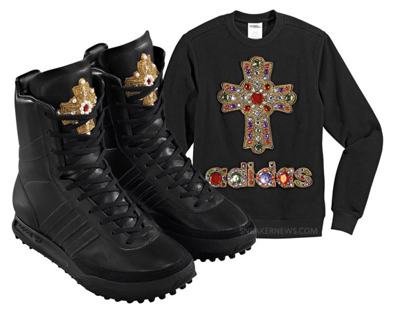 Jeremy Scott x adidas Cross Combat + Sweatshirt