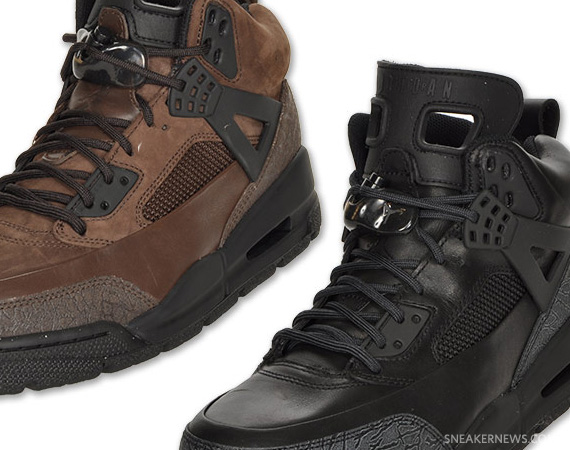 Air Jordan Spiz'ike Winterized Boot - Black + Dark Cinder 
