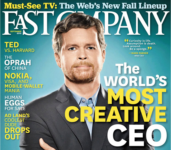 Mark Parker Named 'The World's Most Creative CEO' 