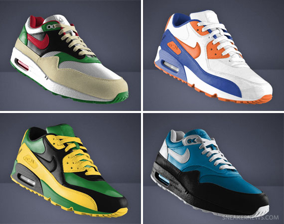Nike Air Max 1 + 90 iD – New Options Available