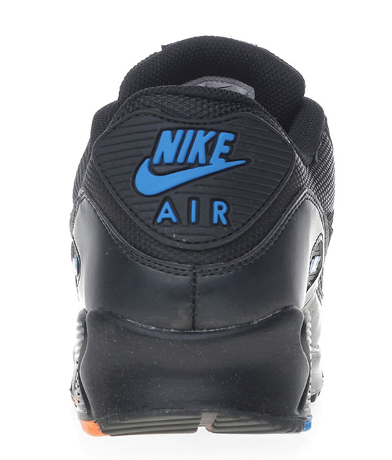 Nike Air Max 90 Blk Org Blu 05