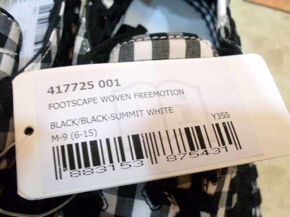 Nike Footscape Woven Freemotion Black White Checker 10