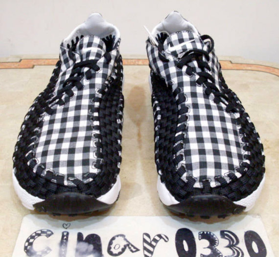 Nike Footscape Woven Freemotion Black White Checker 3