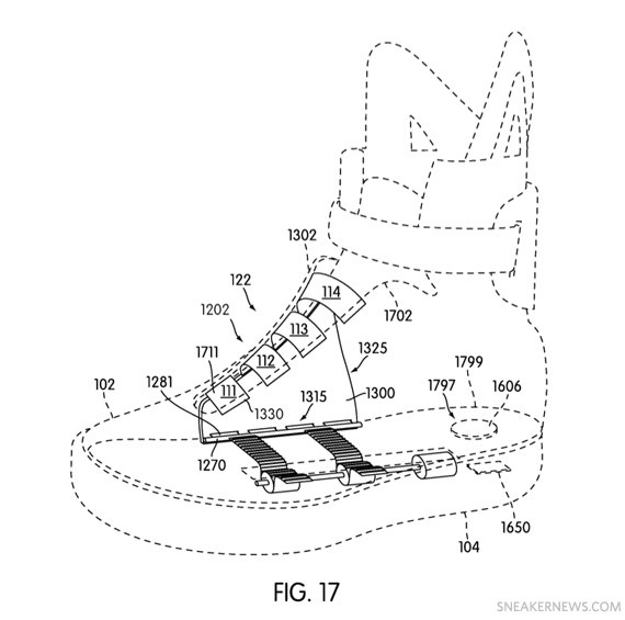 Nike Files Patent for Auto-Lacing System - Possible Nike Air Mag ...