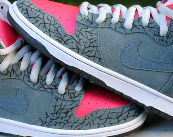 Nike SB Dunk High – ‘Brain Wreck’ – Elephant Custom by CemeteryDrive