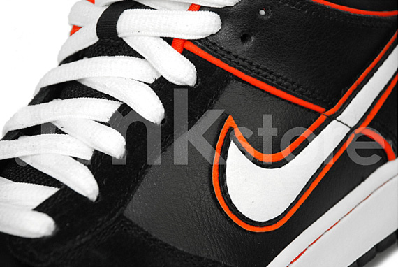 Nike Dunk Low Orange Blaze White Black Men's - 318019-811 - US
