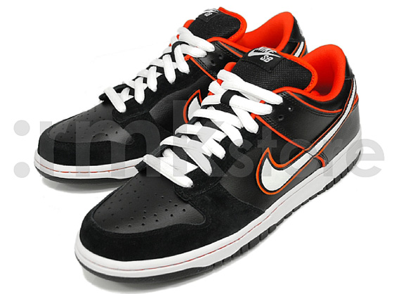 Nike SB Dunk Low Black Orange Blaze – Shoepugs