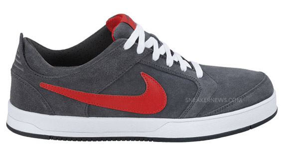Nike Sb Paul Rodriguez 4 Anthracite Red 1