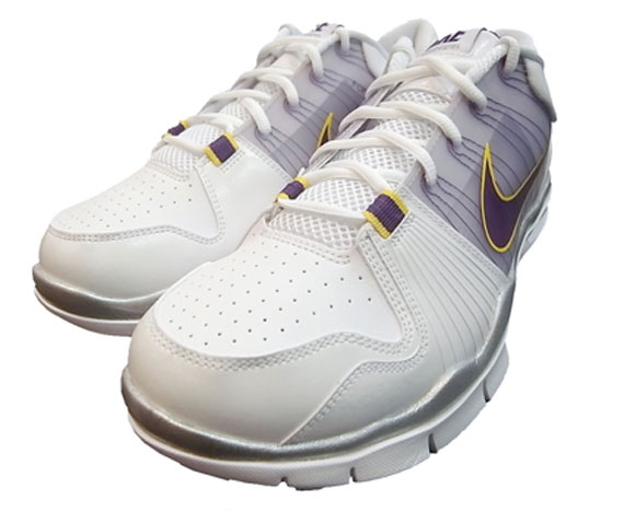 Nike Trainer 1 Low – White – Club Purple – Metallic Silver – Varsity Maize