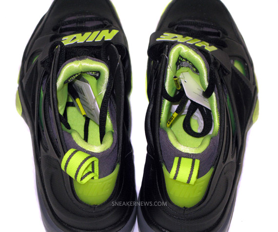 Nike Zoom Huarache Tr Mid Black Volt Dark Grey 11