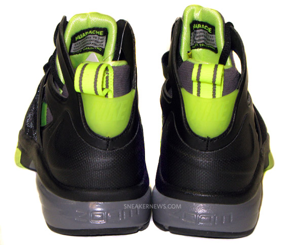 Nike Zoom Huarache Tr Mid Black Volt Dark Grey 8