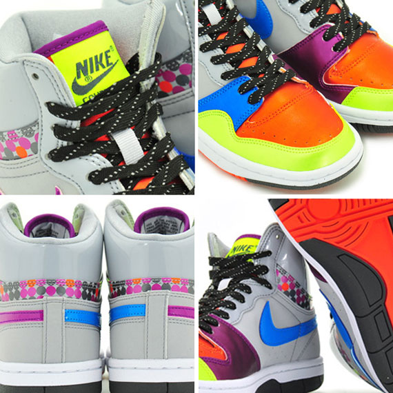 Nike WMNS Court Force High - Multi-Dot