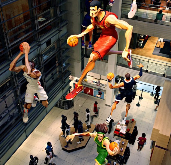 World Basketball Festival Displays @ NikeTown NYC