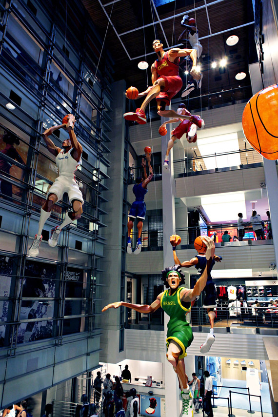 World Basketball Festival Displays NikeTown NYC