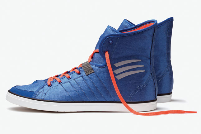Adidas Slvr Basic Mid Blue Side 2