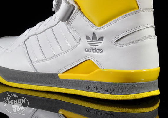 Adidas Forum Remodel Mid White Yellow Grey 02