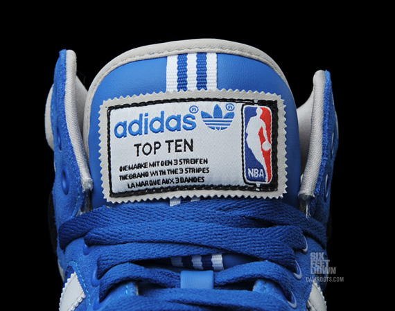 toque Acostumbrados a Recogiendo hojas adidas Originals Top Ten Hi NBA - Blue - White - Black - SneakerNews.com