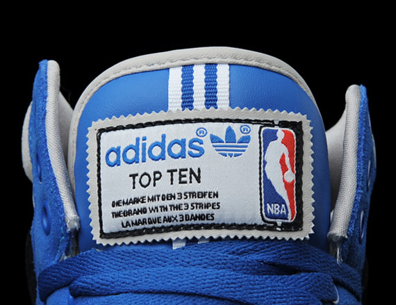 adidas Originals Top Ten Hi NBA – Blue – White – Black