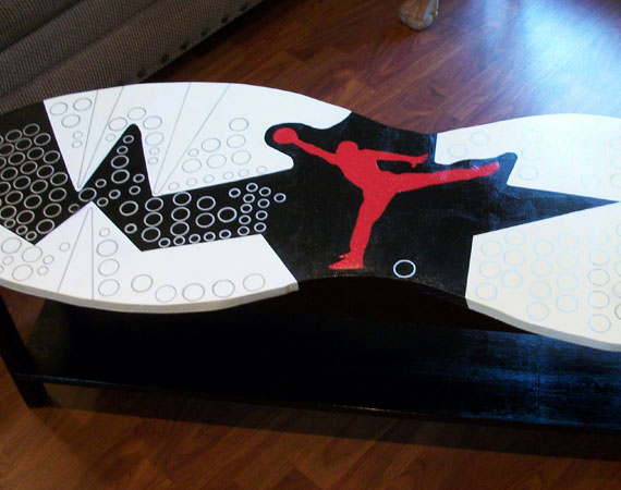 Air Jordan VI (6) Custom Coffee Table