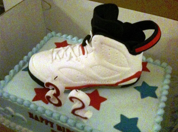 Air Jordan Vi White Infrared Cake 1