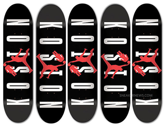 Eric Koston Air Jordan Inspired Skate Deck by Girl