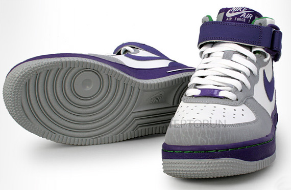 Air Force 1 LV8 1 GS (White/White-Space Purple) – Corporate