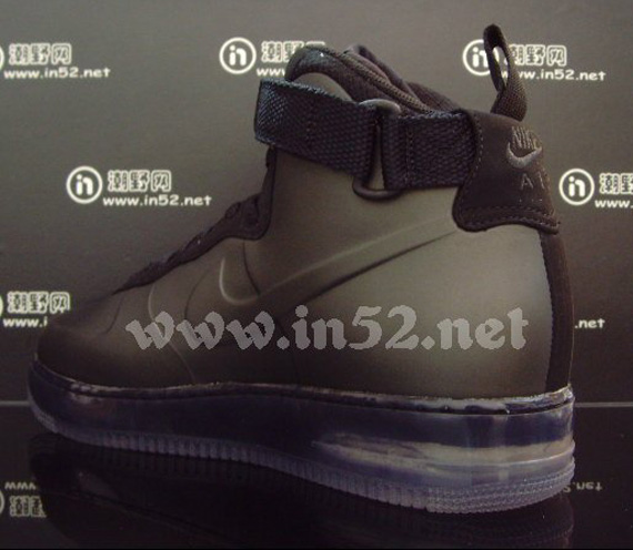 Nike Air Force 1 Foamposite Black Detailed Images 06